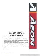 Aeon Cobra 50  2007 Service Manual