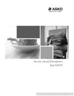 Asko DW70 Dishwasher Service Manual
