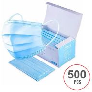 500 PCS Surgical / Procedural / Dental Style Face Mask Non Medical Disposable 3-PLY Earloop Mouth Cover