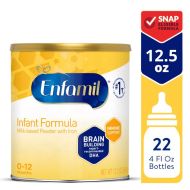Enfamil Infant Formula, Milk-based Baby Formula with Iron, Omega-3 DHA & Choline, Powder Can, 12.5 Oz
