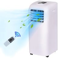 Gymax Portable Air Conditioner Cooling Fan Dehumidifier 8000BTU w/ Remote Control